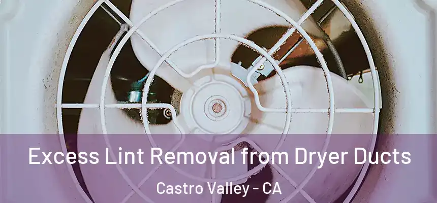  Excess Lint Removal from Dryer Ducts Castro Valley - CA